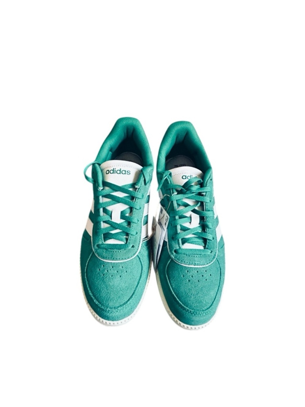 adidas Women's Teal and White Sneakers